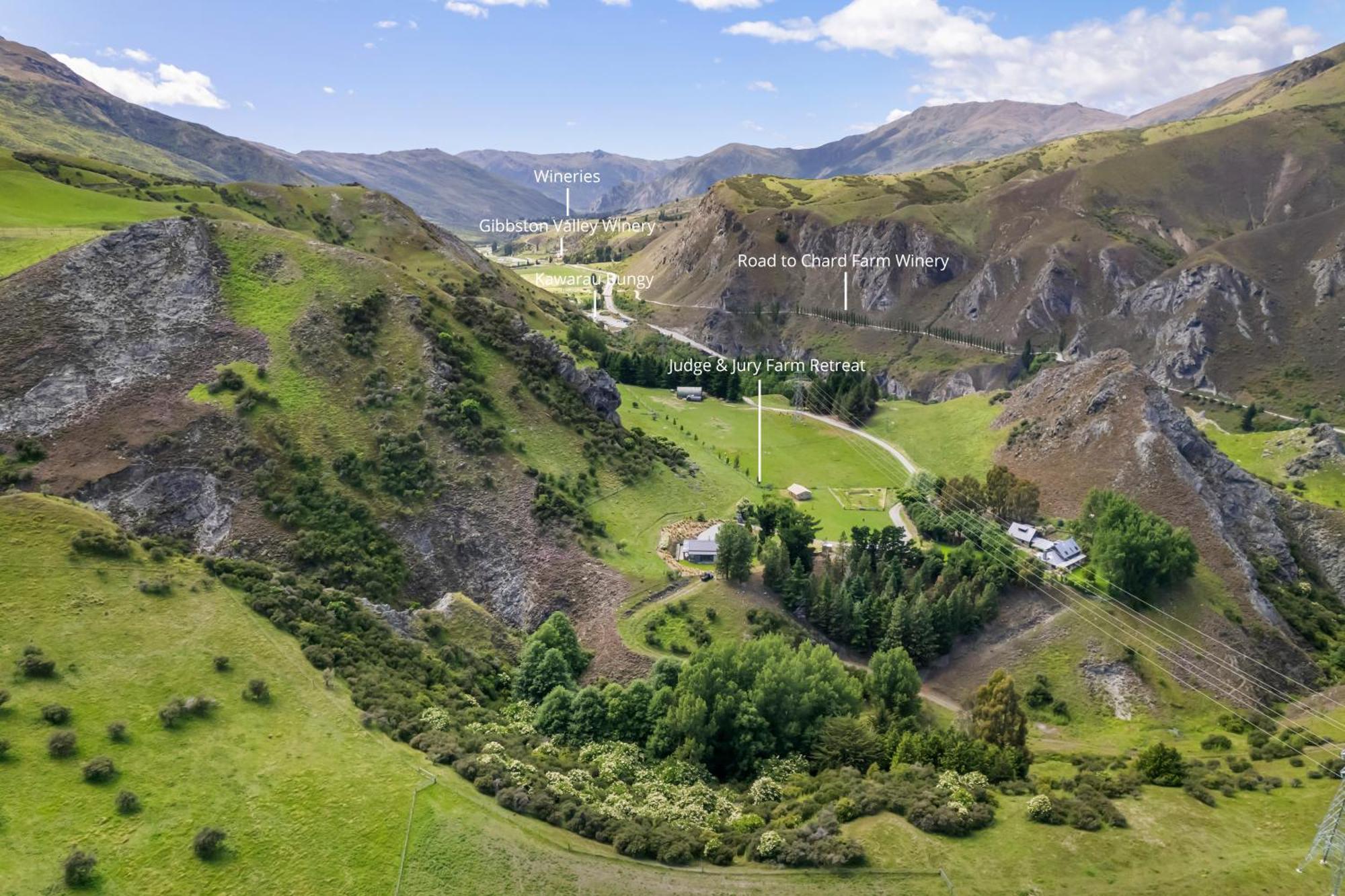 Вилла Judge & Jury Farm Retreat Gibbston Экстерьер фото